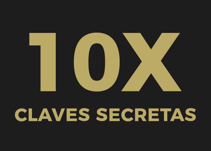 10X claves secretas
